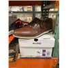 Image 2 : Aldo Dark Tan Men's Size 10 Lace-Up Shoes