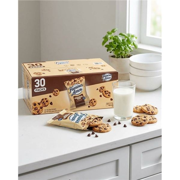 Famous Amos Chocolate Chip Cookies 30x56g