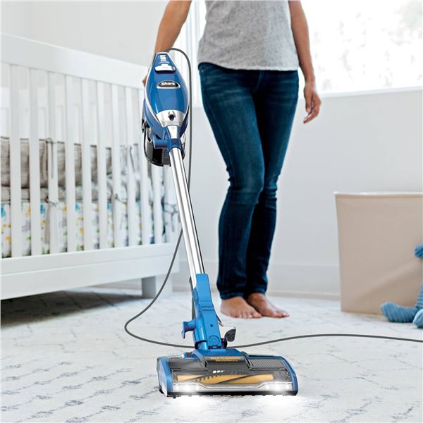 Shark Upright Vacuum With Attachments Blue