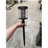 Image 3 : 6 Black Outdoor Solar Pathway Lights