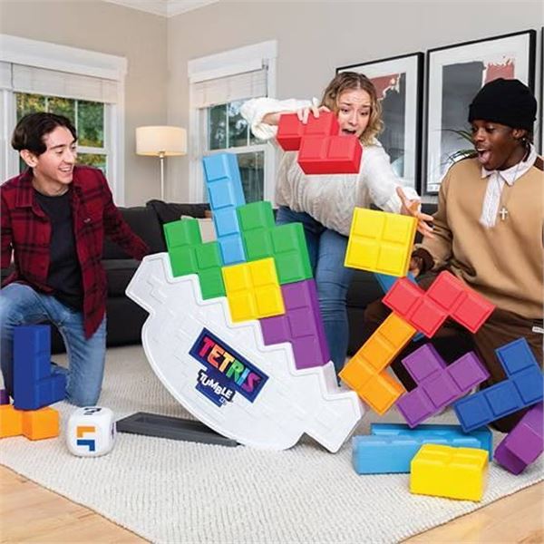Tetris Tumble XL Game Set With Blocks