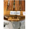 Image 4 : Solid Wood 3-Shelf Slatted Storage Rack 32.5"
