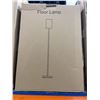Image 2 : Light Brown Metal And Cloth Floor Lamp