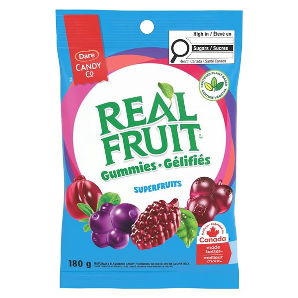 Dare Real Fruit Gummies Superfruits 180g