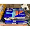 Image 2 : Lot of 3 Ziploc Freezer Medium 60 Bags Partially Opened