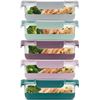 Image 1 : Ello Glass Meal Prep 10-Piece 800ml Set