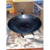 Image 2 : Black Steel Wok With Double Handles