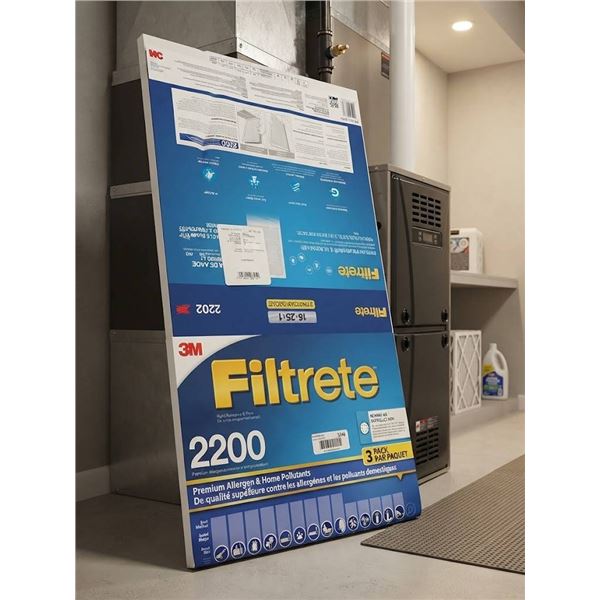 3M Filtrete 2200 Air Filter 16x25x1, 3 Pack