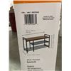 Image 5 : Neatfreak Shoe Storage Bench, Wood & Metal, 36in