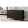 Image 1 : 43'' Storage Dresser With 9 Drawers Black