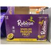 Image 2 : Rubicon Exotic Sparkling Passion Fruit 12 Pack