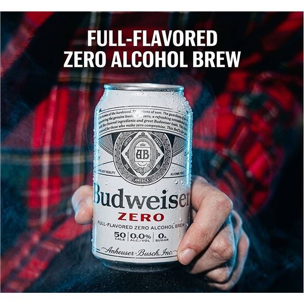 Budweiser Zero 12-Pack 355mL Cans 0.0% Alc