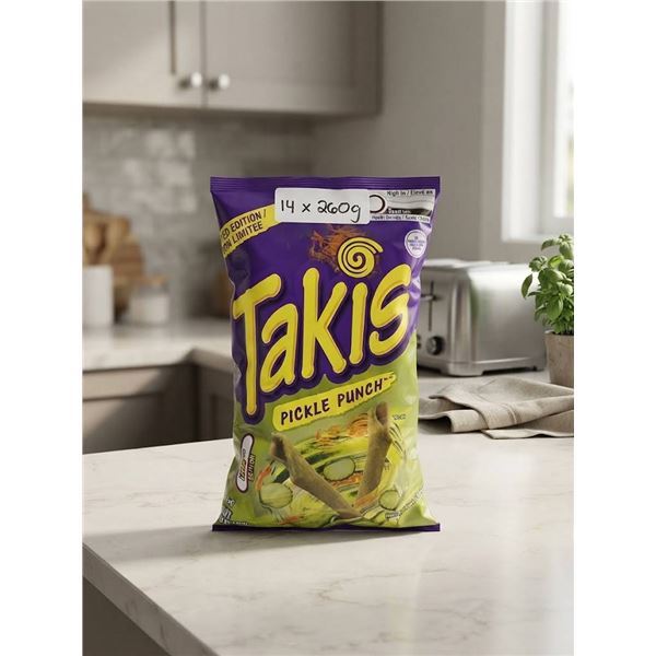 Takis Pickle Punch Flavoured Chips 260g