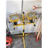 Image 1 : Twin Head Halogen Work Light on Tripod Stand