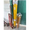 Image 4 : Assorted Lot of Pipe Bender, Jacks, Levels, Tripods