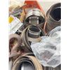 Image 3 : Pallet Lot of Industrial Hose Clamps and Rigging Gear