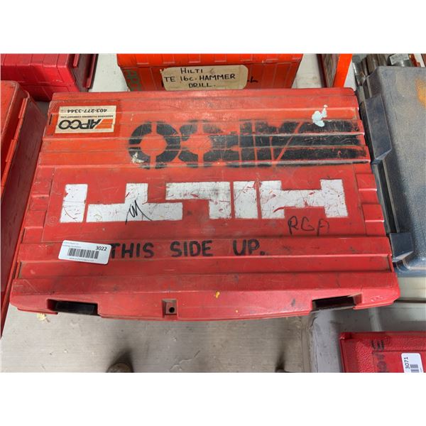 Hilti TE 16C Hammer Drill With Case and Bits