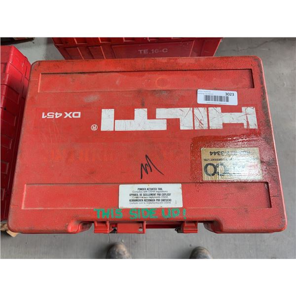 Hilti DX 451 Powder-Actuated Tool Kit