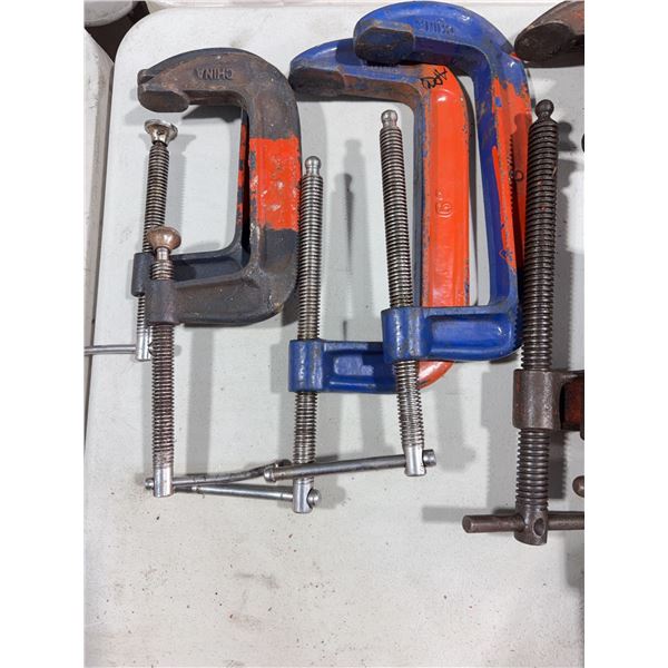 Lot of C-Clamps Including Cincinnati Tool
