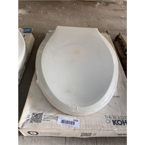 Kohler Toilet Seat 14-3/16 x 18-5/8 in E White