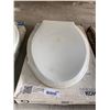 Image 1 : Kohler Toilet Seat 14-3/16 x 18-5/8 in E White