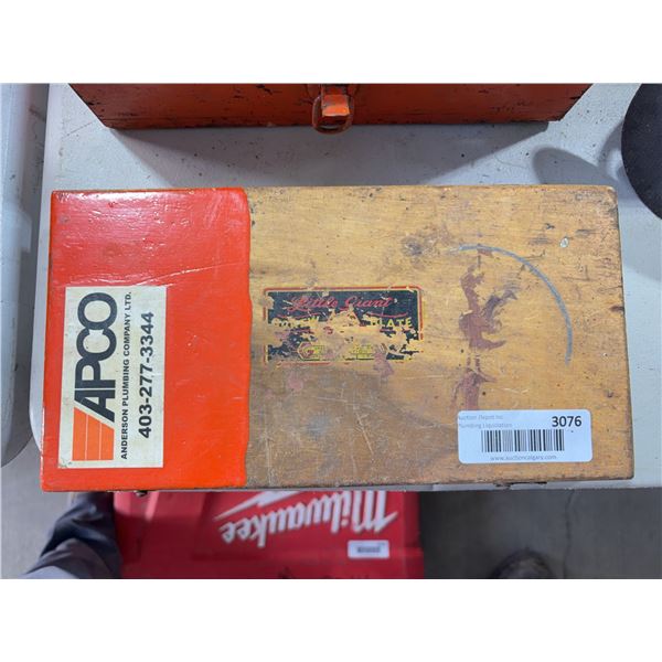 Little Giant Screw Plate Die Set In Wood Box