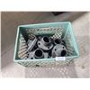 Image 1 : Lot of Metal Pipe Flanges In Plastic Crate