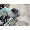 Image 2 : Lot of Metal Pipe Flanges In Plastic Crate