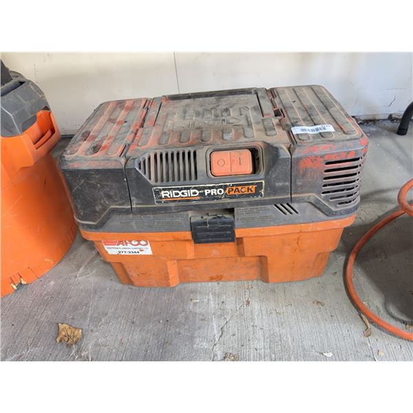 RIDGID Pro Pack Portable Wet Dry Vacuum