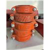 Image 2 : Shurjoint 8" Zero Flex Pipe Coupling Set/4