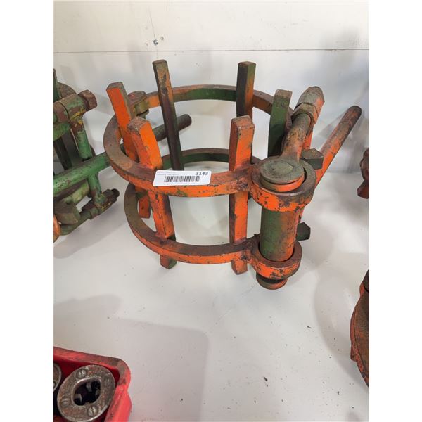 8" Heavy Duty Iron Pipe Clamp Assembly