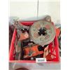 Image 2 : Lot of Pipe Threading Tool Parts in Crate