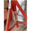 Image 2 : RIDGID Adjustable Pipe Stand Red Steel
