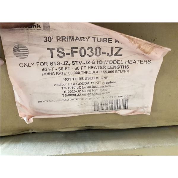 TS-F030-JZ 30' Primary Tube Kit for Heaters