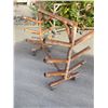 Image 2 : Steel Pipe Cart Frame on Wheels 48x50 Inches