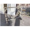 Image 1 : Steel Pipe Cart Frame on Wheels 48x50 Inches