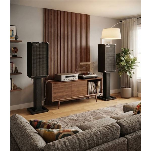 Pair of Yamaha S0127T 80W Cabinet Speaker's