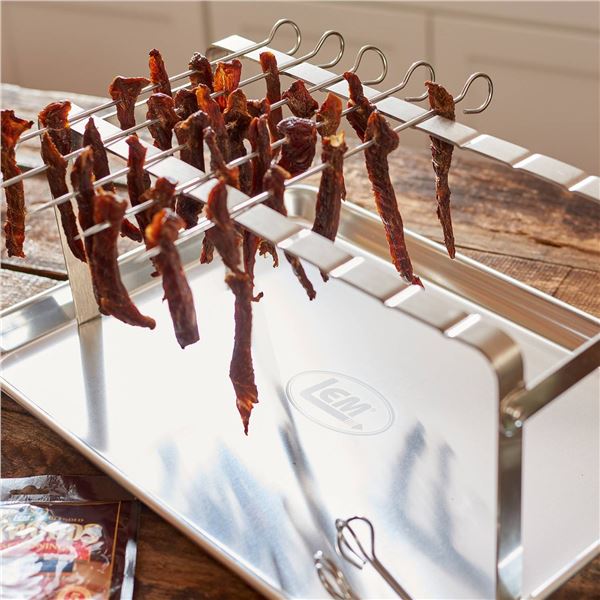 LEM Jerky Hanger with Rack and Pan Set
