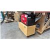 Image 3 : LINCOLN ELECTRIC 140C POWER MIG HEAVY-DUTY 120V WIRE FEEDER WELDER ON SMALL WOODEN MOBILE STORAGE