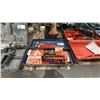 Image 1 : REMINGTON 496  SEMI-AUTOMATIC, POWDER ACTUATED FASTENING TOOL WITH ASSORTED FASTENERS & CHARGES IN
