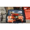 Image 2 : REMINGTON 496  SEMI-AUTOMATIC, POWDER ACTUATED FASTENING TOOL WITH ASSORTED FASTENERS & CHARGES IN