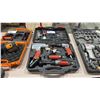 Image 1 : HUSKY 4 PC PNEUMATIC AIR TOOL KIT IN HARD TRANSPORT CASE WITH ACCESSORIES/ATTACHMENTS
