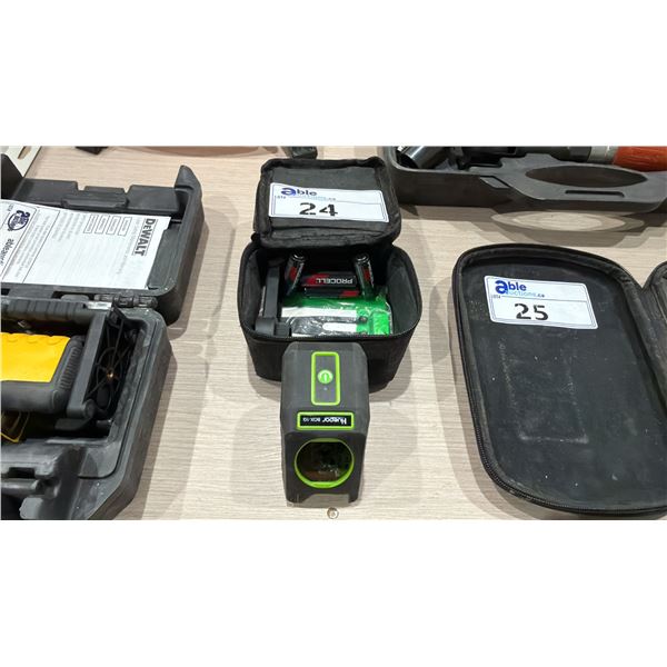 HUEPAR BOX-1G SELF LEVELING GREEN BEAM CROSS LINE LASER LEVEL WITH CASE