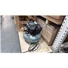 Image 2 : METABO HTP 6 GALLON 200PSI OIL FREE AIR COMPRESSOR ON MOBILE CART WITH HOSE