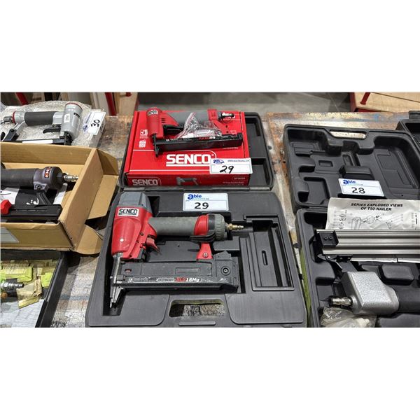 SENCO SLS18MG CROWN STAPLER & SENCO SFW09 FINE WIRE STAPLER WITH HARD TRANSPORT CASE