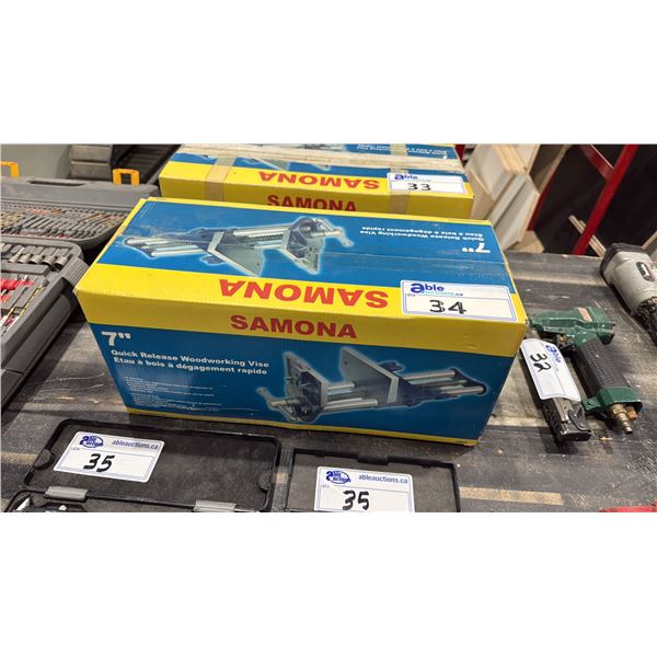 SAMONA 7" QUICK RELEASE WOODWORKING VISE