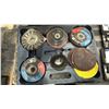 Image 4 : 3 CASES OF ASSORTED BITS, HOLE SAWS, ANGLE GRINDER ACCESSORIES & MORE
