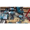 Image 4 : GROUP OF MAKITA CORDLESS TOOLS WITH 5 BATTERIES & 4 CHARGERS