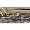Image 1 : LARGE GROUP OF ASSORTED ELECTRIC DEWALT TOOLS- PALM SANDERS, JIG SAW, PLATE JOINER, RECIPROCATING