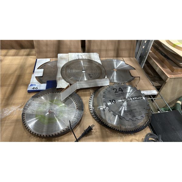 GROUP OF ASSORTED SAW BLADES